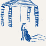 Blue Beach People (Landscape)