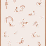 Blush Beach People (Portrait)
