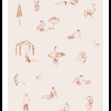 Blush Beach People (Portrait)