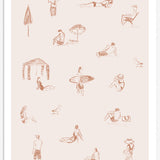 Blush Beach People (Portrait)