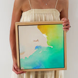 'Secluded Beach' Original Artwork