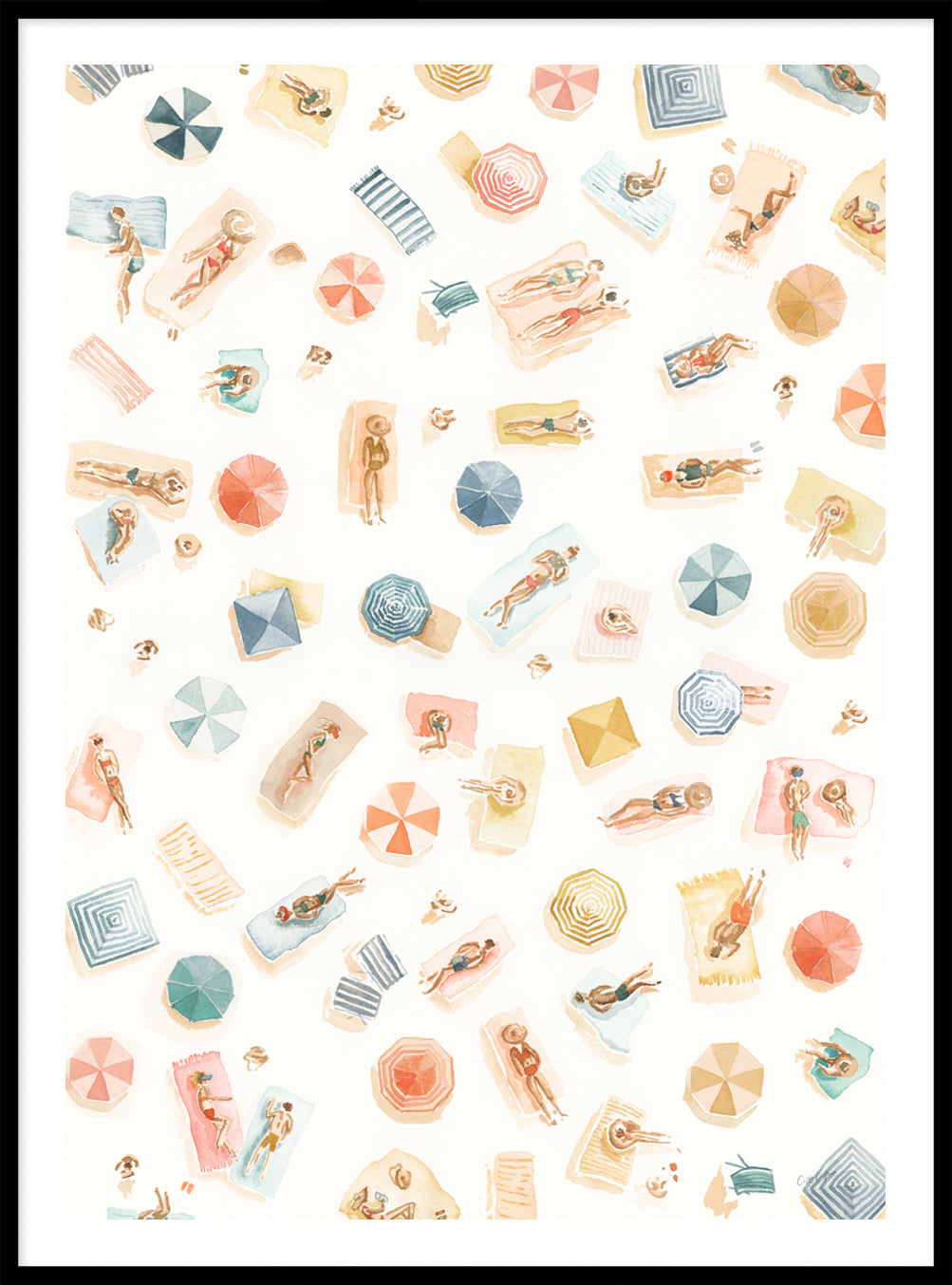 Aerial Beach Babes